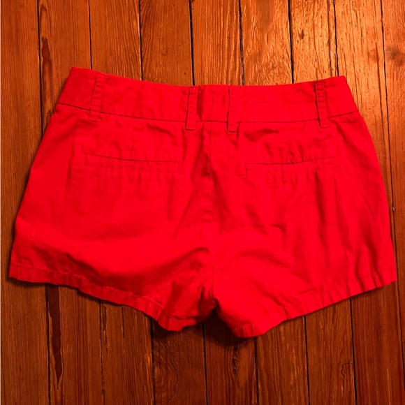 J. Crew red chino city fit shorts, size 0 - Picture 2 of 2